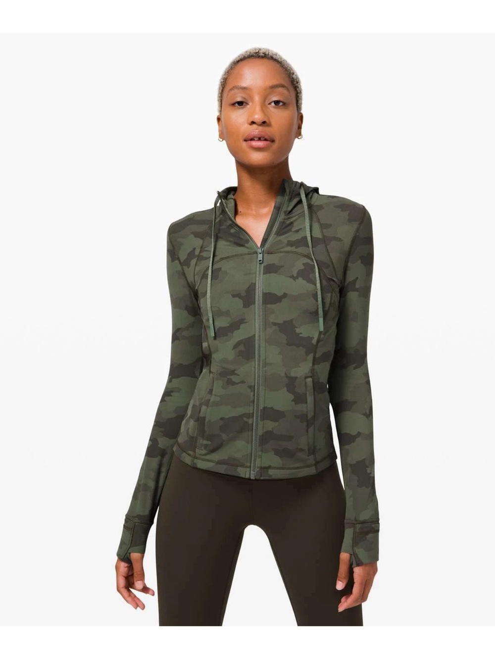 Lululemon Hooded define camouflage Zip-Up Hoodie Jacket